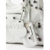 BALENCIAGA WHITE NEO CAGOLE CITY LEATHER SHOULDER BAG MATCHESFASHION US (28.3*24.1*16.7cm)