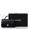 CHANEL LAMBSKIN QUILTED MINI TOP HANDLE RECTANGULAR FLAP BLACK ROSE GOLD HARDWARE0 (20*13*6cm) CHANEL LAMBSKIN QUILTED MINI TOP HANDLE RECTANGULAR FLAP BLACK ROSE GOLD HARDWARE0 (20*13*6cm)