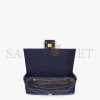 FENDI BAGUETTE - BLUE NAPPA LEATHER BAG 8BR600A72VF19PO (27*15*6cm) FENDI BAGUETTE - BLUE NAPPA LEATHER BAG 8BR600A72VF19PO (27*15*6cm)