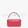 FENDI BAGUETTE - RED NAPPA LEATHER BAG 8BR600A72VF1844 (27*15*6cm) FENDI BAGUETTE - RED NAPPA LEATHER BAG 8BR600A72VF1844 (27*15*6cm)
