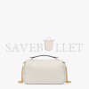FENDI BAGUETTE CHAIN MIDI - LIGHT GRAY LEATHER BAG 8BR793AH9CF1BZ0 (24*14.5*7cm) FENDI BAGUETTE CHAIN MIDI - LIGHT GRAY LEATHER BAG 8BR793AH9CF1BZ0 (24*14.5*7cm)