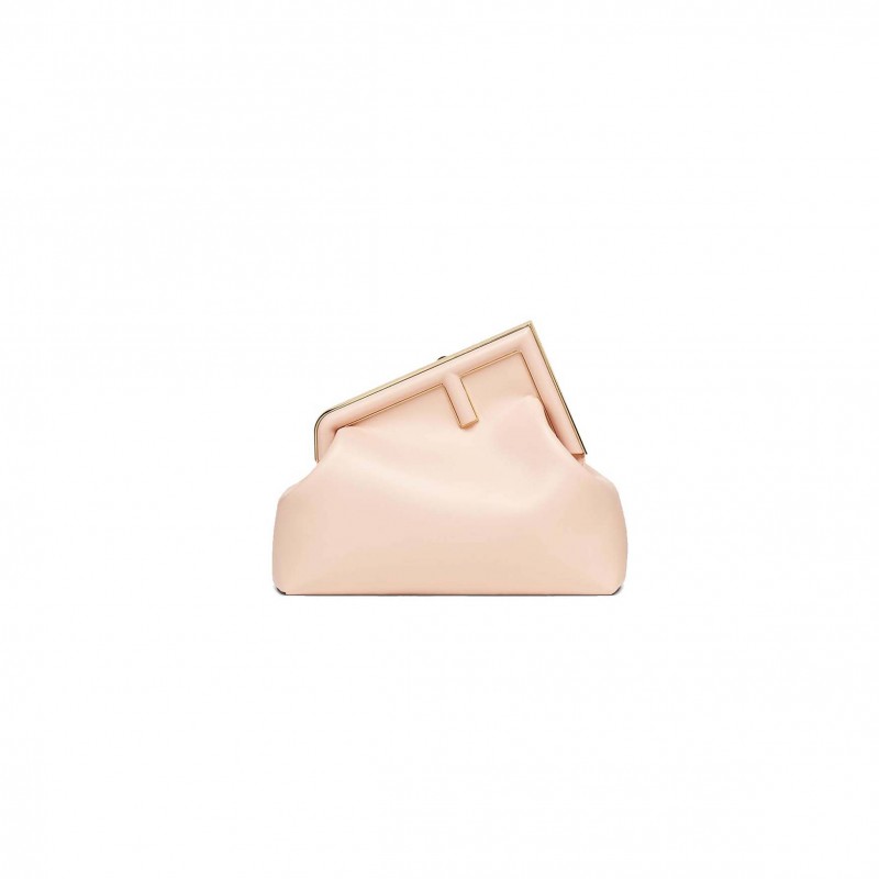 FENDI FIRST MEDIUM - PALE PINK LEATHER BAG 8BP127ABVEF14N1 (32.5*23.5*15cm)