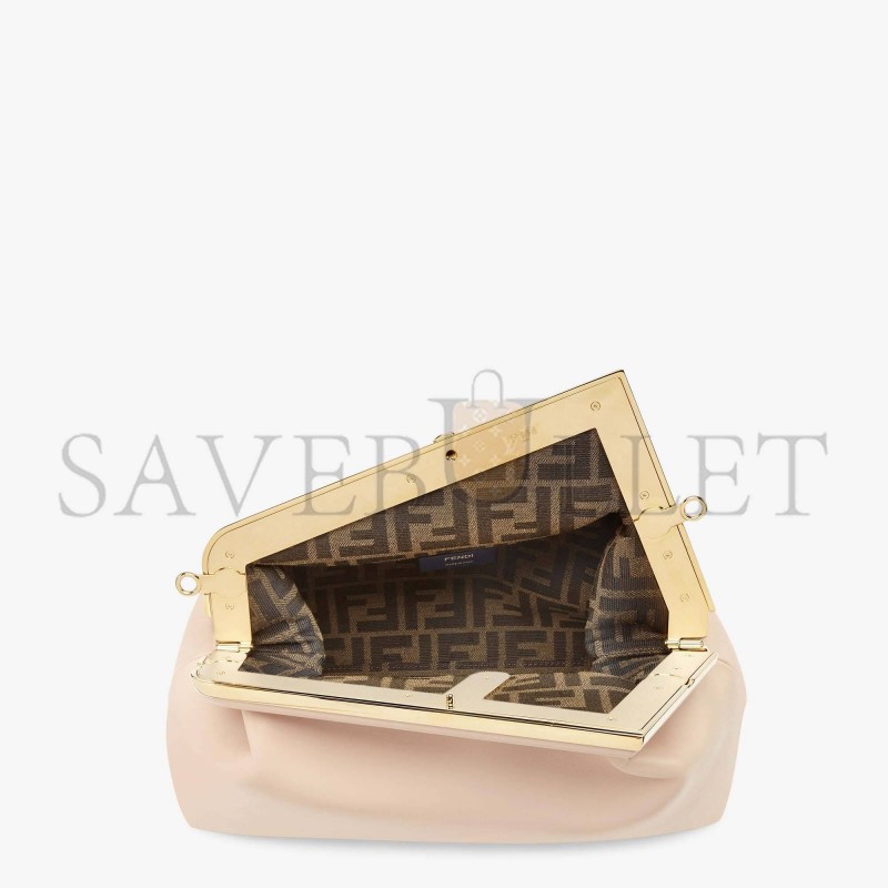 FENDI FIRST MEDIUM - PALE PINK LEATHER BAG 8BP127ABVEF14N1 (32.5*23.5*15cm)