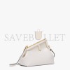 FENDI FIRST SMALL - LIGHT GRAY LEATHER BAG 8BP129ABVEF1C76 (26*18*9.5cm)