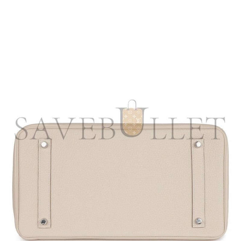 HERMES BIRKIN 35 CRAIE TOGO PALLADIUM HARDWARE 39878406209630 (35cm) HERMES BIRKIN 35 CRAIE TOGO PALLADIUM HARDWARE 39878406209630 (35cm)