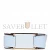 HERMES GETA BLEU BRUME VERSO CHEVRE GOLD HARDWARE (20.3*14*6.4cm)