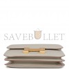 HERMES CONSTANCE 18 GRIS PERLE SWIFT GOLD HARDWARE (18cm)