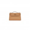HERMES KELLY POCHETTE BISCUIT SWIFT GOLD HARDWARE (22*12*13cm) HERMES KELLY POCHETTE BISCUIT SWIFT GOLD HARDWARE (22*12*13cm)