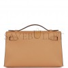 HERMES KELLY POCHETTE BISCUIT SWIFT GOLD HARDWARE (22*12*13cm) HERMES KELLY POCHETTE BISCUIT SWIFT GOLD HARDWARE (22*12*13cm)