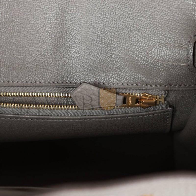 HERMES BIRKIN 25 GRIS MEYER TOGO GOLD HARDWARE HANDMADE (25cm) HERMES BIRKIN 25 GRIS MEYER TOGO GOLD HARDWARE HANDMADE (25cm)