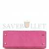 HERMES KELLY SELLIER 25 FUCHSIA OSTRICH PALLADIUM HARDWARE (25*17*7cm) HERMES KELLY SELLIER 25 FUCHSIA OSTRICH PALLADIUM HARDWARE (25*17*7cm)