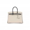 HERMES SPECIAL ORDER (HSS) BIRKIN 35 CRAIE AND BLEU NUIT TOGO PALLADIUM HARDWARE (35*25*18cm)