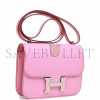 HERMES CONSTANCE 18 BUBBLEGUM EPSOM PALLADIUM HARDWARE (18cm) HERMES CONSTANCE 18 BUBBLEGUM EPSOM PALLADIUM HARDWARE (18cm)