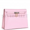 HERMES KELLY DANSE ROSE SAKURA SWIFT PALLADIUM HARDWARE (22*16*7cm) HERMES KELLY DANSE ROSE SAKURA SWIFT PALLADIUM HARDWARE (22*16*7cm)