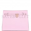 HERMES KELLY DANSE ROSE SAKURA SWIFT PALLADIUM HARDWARE (22*16*7cm) HERMES KELLY DANSE ROSE SAKURA SWIFT PALLADIUM HARDWARE (22*16*7cm)