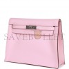 HERMES KELLY DANSE ROSE SAKURA SWIFT PALLADIUM HARDWARE (22*16*7cm) HERMES KELLY DANSE ROSE SAKURA SWIFT PALLADIUM HARDWARE (22*16*7cm)