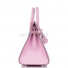 HERMES BIRKIN SELLIER 25 MAUVE SYLVESTRE EPSOM PALLADIUM HARDWARE HANDMADE (25cm) HERMES BIRKIN SELLIER 25 MAUVE SYLVESTRE EPSOM PALLADIUM HARDWARE HANDMADE (25cm)