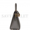 HERMES KELLY SELLIER 28 GRIS MEYER EPSOM GOLD HARDWARE (28*22*10cm) HERMES KELLY SELLIER 28 GRIS MEYER EPSOM GOLD HARDWARE (28*22*10cm)