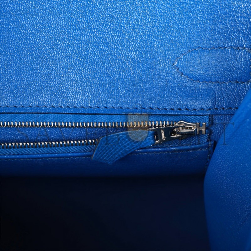HERMES BIRKIN SELLIER 30 BLEU FRANCE EPSOM PALLADIUM HARDWARE 39822089420894 (30cm) HERMES BIRKIN SELLIER 30 BLEU FRANCE EPSOM PALLADIUM HARDWARE 39822089420894 (30cm)