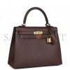 HERMES KELLY SELLIER 25 ROUGE SELLIER EPSOM GOLD HARDWARE HANDMADE (25*17*7cm) HERMES KELLY SELLIER 25 ROUGE SELLIER EPSOM GOLD HARDWARE HANDMADE (25*17*7cm)