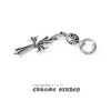 CHROME HEARTS CROSS WITH ONE SILVER BALL CHARM(Pendant Only) CHROME HEARTS CROSS WITH ONE SILVER BALL CHARM(Pendant Only)