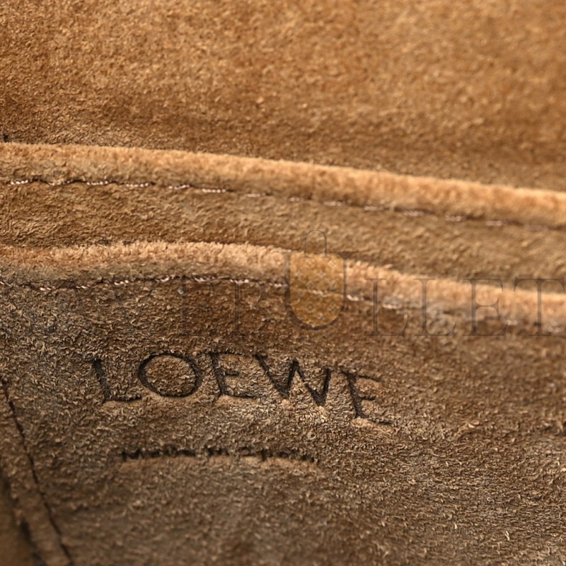 LOEWE CALFSKIN MINI GATE DUAL BAG ASH GREY (24*18*11cm) LOEWE CALFSKIN MINI GATE DUAL BAG ASH GREY (24*18*11cm)