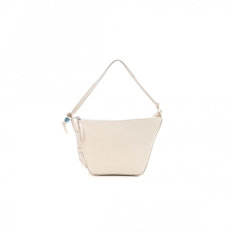 LOEWE CALFSKIN MINI HAMMOCK HOBO SOFT WHITE (17*15*10cm) LOEWE CALFSKIN MINI HAMMOCK HOBO SOFT WHITE (17*15*10cm)