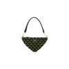 PRADA JACQUARD TRIANGOLO SYMBOLE EMBROIDERED MINI TRIANGLE SHOULDER BAG BLACK EDERA (27*15*5cm) PRADA JACQUARD TRIANGOLO SYMBOLE EMBROIDERED MINI TRIANGLE SHOULDER BAG BLACK EDERA (27*15*5cm)