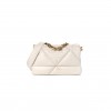 PRADA NAPPA PADDED SYSTEM PATCHWORK BAG WHITE (23*17*8cm)