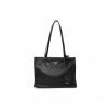 PRADA GLACE CALFSKIN TOTE BLACK (35*27*14cm)