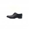 PRADA SAFFIANO MENS PLAIN TOE DERBY LOAFERS 8.5 BLACK