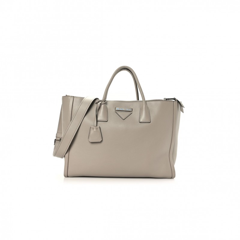 PRADA SOFT CALFSKIN LARGE CONCEPT TOTE POMICE (30*25*21cm) PRADA SOFT CALFSKIN LARGE CONCEPT TOTE POMICE (30*25*21cm)
