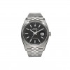 ROLEX STAINLESS STEEL 36MM OYSTER PERPETUAL DATEJUST WATCH BRIGHT BLACK 126200 ROLEX STAINLESS STEEL 36MM OYSTER PERPETUAL DATEJUST WATCH BRIGHT BLACK 126200