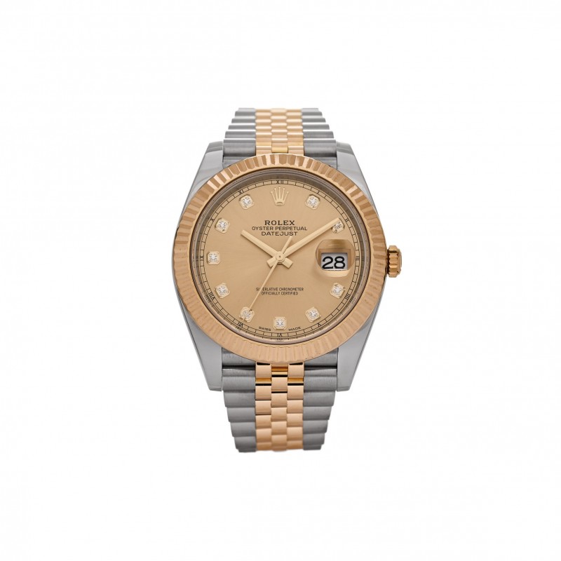 ROLEX STAINLESS STEEL 18K YELLOW GOLD DIAMOND 41MM OYSTER PERPETUAL DATEJUST WATCH CHAMPAGNE 126333 ROLEX STAINLESS STEEL 18K YELLOW GOLD DIAMOND 41MM OYSTER PERPETUAL DATEJUST WATCH CHAMPAGNE 126333