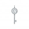 TIFFANY KEYS TIFFANY VICTORIA® DIAMOND VINE KEY IN PLATINUM TIFFANY KEYS TIFFANY VICTORIA® DIAMOND VINE KEY IN PLATINUM