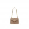YSL LOULOU SMALL CHAIN BAG IN QUILTED "Y" SUEDE 4946991U8612346 (25*17*9cm) YSL LOULOU SMALL CHAIN BAG IN QUILTED "Y" SUEDE 4946991U8612346 (25*17*9cm)