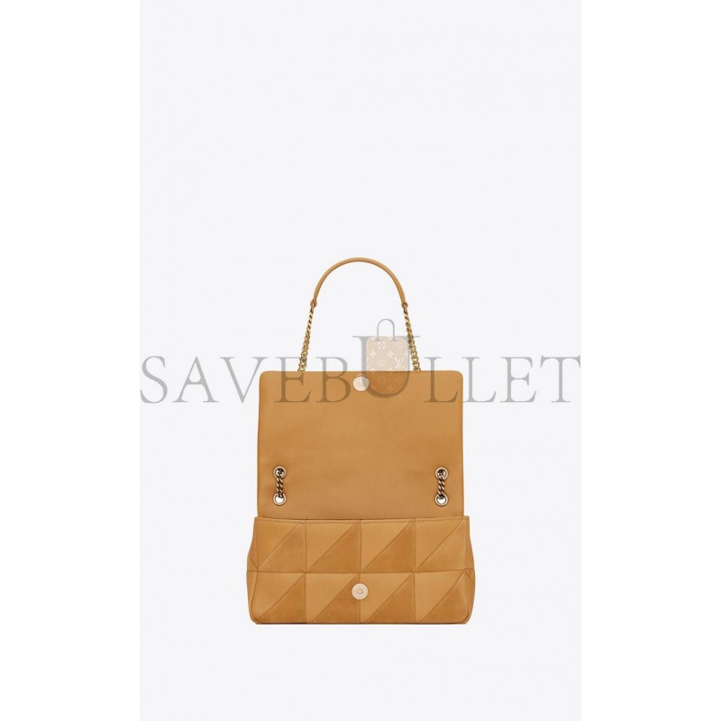 YSL JAMIE MEDIUM CHAIN BAG &QUOT;CARR&EACUTE; RIVE GAUCHE&QUOT; IN LAMBSKIN AND SUEDE&QUOT; IN LAMBSKIN AND SUEDE 515821COPP77019 (25*15*7.5cm)