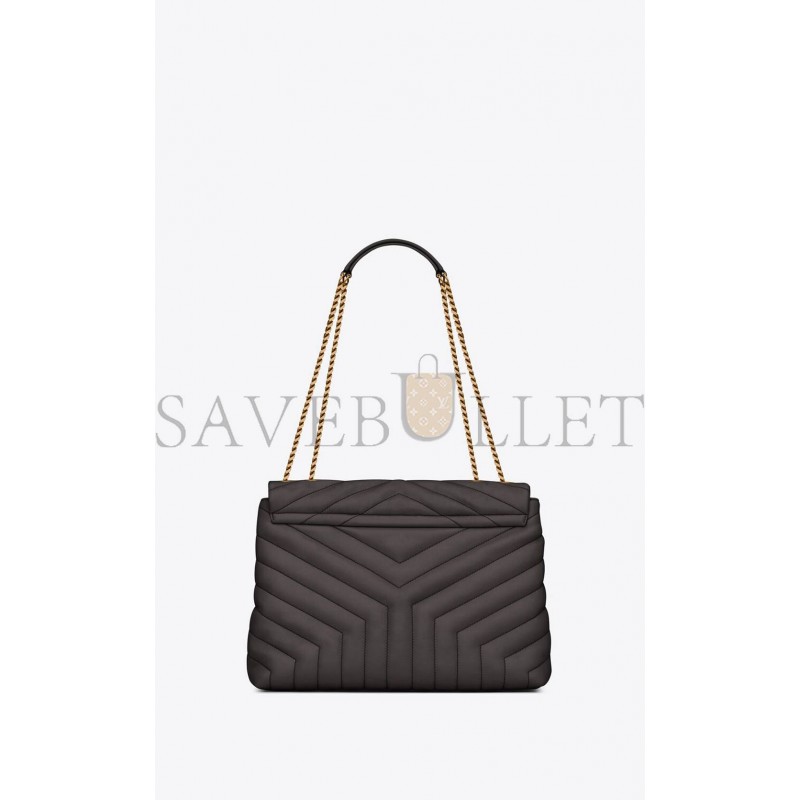 YSL LOULOU MEDIUM CHAIN BAG IN QUILTED LEATHER 574946DV7271112 (32*22*12cm)