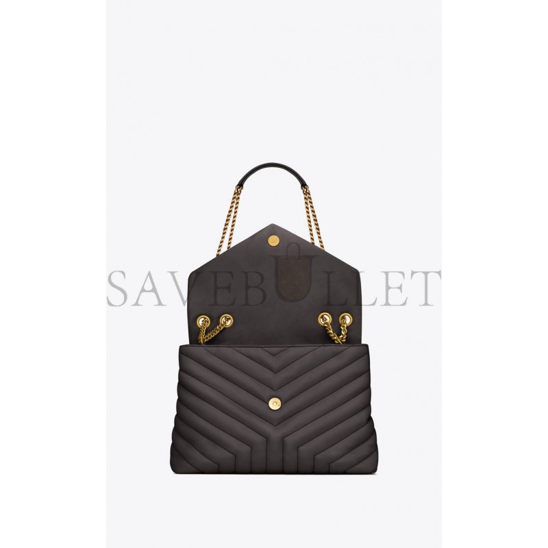 YSL LOULOU MEDIUM CHAIN BAG IN QUILTED LEATHER 574946DV7271112 (32*22*12cm)