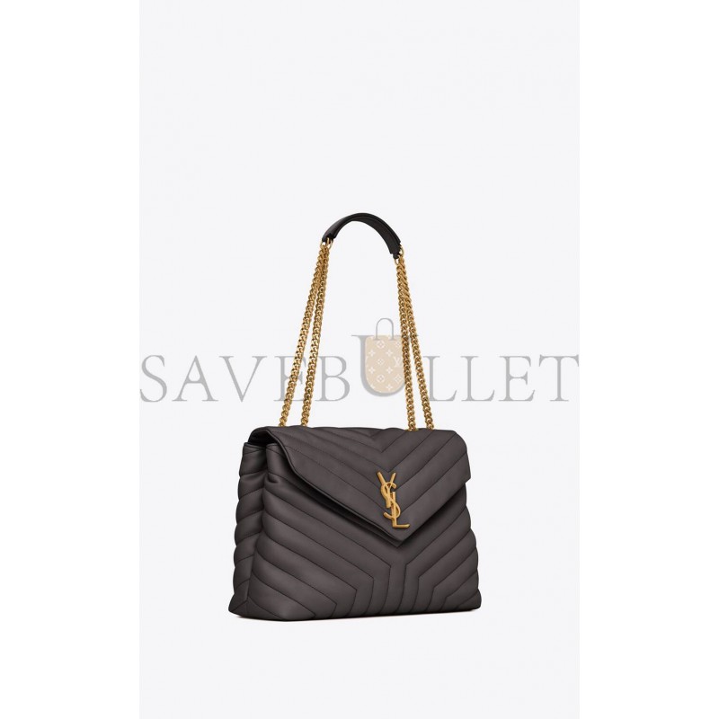 YSL LOULOU MEDIUM CHAIN BAG IN QUILTED LEATHER 574946DV7271112 (32*22*12cm)