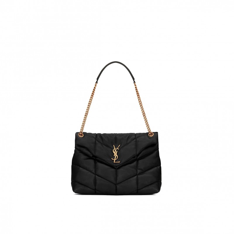 YSL PUFFER MEDIUM CHAIN BAG IN QUILTED LAMBSKIN 5774751EL071000 (35*23*13.5cm) YSL PUFFER MEDIUM CHAIN BAG IN QUILTED LAMBSKIN 5774751EL071000 (35*23*13.5cm)