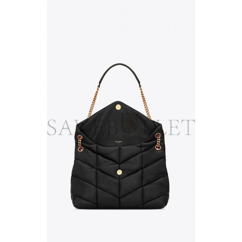 YSL PUFFER MEDIUM CHAIN BAG IN QUILTED LAMBSKIN 5774751EL071000 (35*23*13.5cm) YSL PUFFER MEDIUM CHAIN BAG IN QUILTED LAMBSKIN 5774751EL071000 (35*23*13.5cm)
