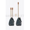 YSL PUFFER MEDIUM CHAIN BAG IN QUILTED VINTAGE DENIM AND SUEDE 5774752PT674575 (35*23*13.5cm) YSL PUFFER MEDIUM CHAIN BAG IN QUILTED VINTAGE DENIM AND SUEDE 5774752PT674575 (35*23*13.5cm)