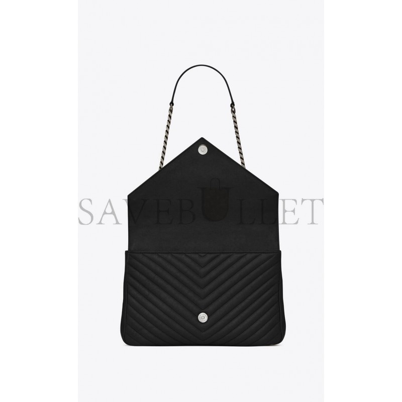 YSL COLLEGE LARGE CHAIN BAG IN QUILTED LEATHER 600278BRM041000 (32*20*8.5cm)