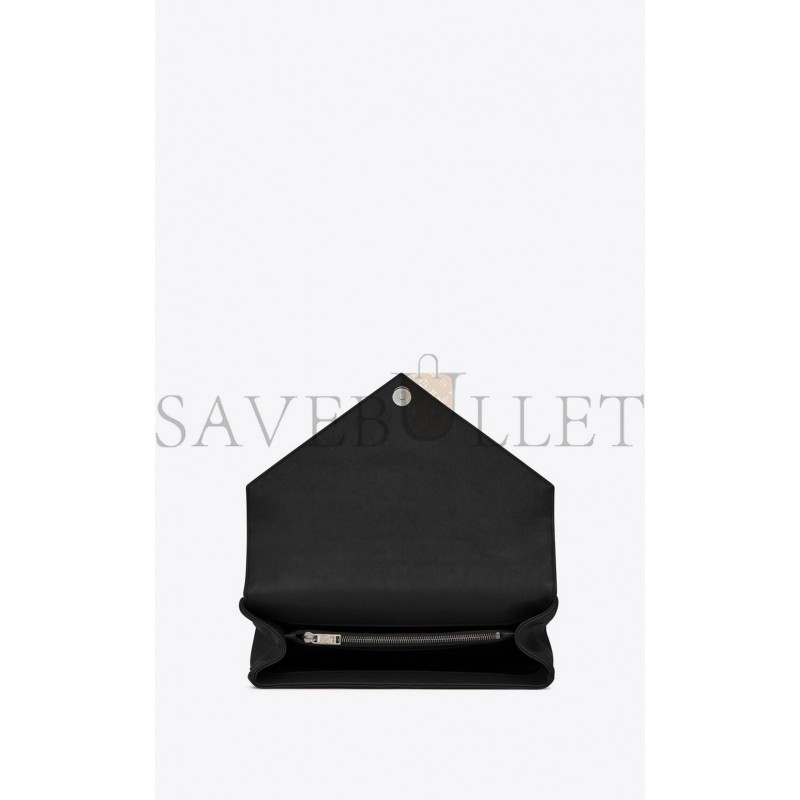 YSL COLLEGE LARGE CHAIN BAG IN QUILTED LEATHER 600278BRM041000 (32*20*8.5cm)