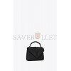 YSL COLLEGE MEDIUM CHAIN BAG IN QUILTED LEATHER 600279BRM081000 (24*17*6.5cm)