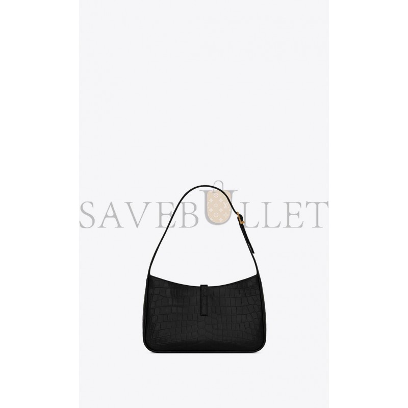 YSL LE 5 A 7 IN CROCODILE-EMBOSSED SHINY LEATHER 657228DZESW1062 (23*16*6.5cm) YSL LE 5 A 7 IN CROCODILE-EMBOSSED SHINY LEATHER 657228DZESW1062 (23*16*6.5cm)