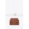 YSL MANHATTAN CLUTCH IN CROCODILE-EMBOSSED LEATHER 695949AAAOH2591 (31*14*3cm)