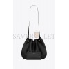 YSL PARIS VII LARGE FLAT HOBO BAG IN SMOOTH LEATHER 697941AAAMD1000 (44*33*2cm)