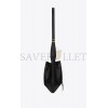 YSL PARIS VII LARGE FLAT HOBO BAG IN SMOOTH LEATHER 697941AAAMD1000 (44*33*2cm)